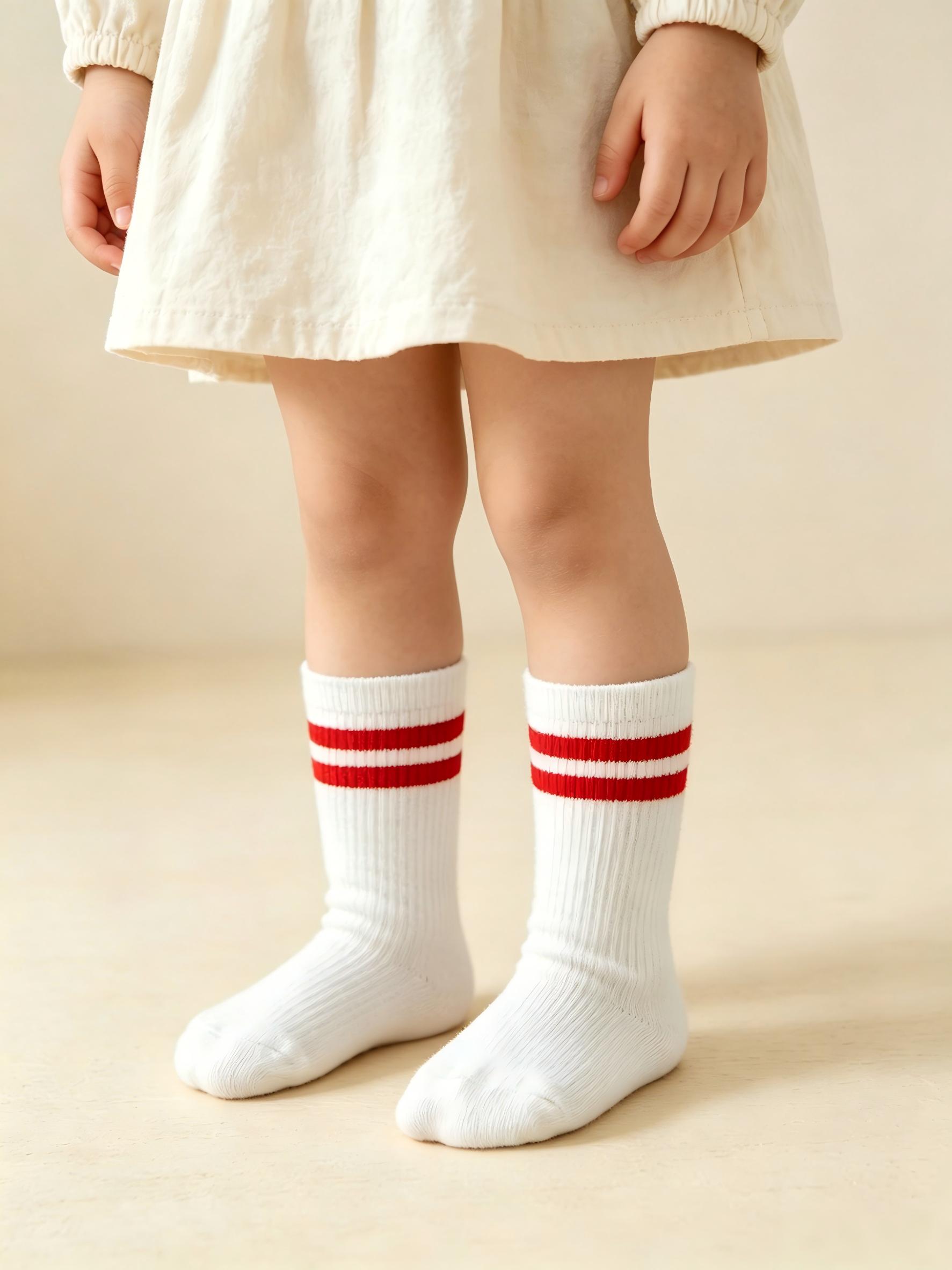 4-Pack Baby Toddler Striped Cr - Cotton Crew Sock Pack のレビューと価格
