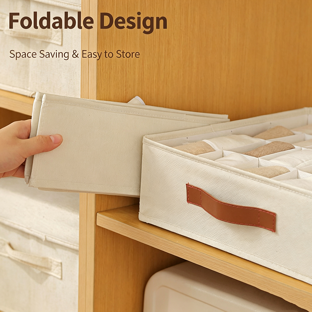 1Pc Foldable Drawer Organizer  - Sock Organizer Tray のレビューと価格