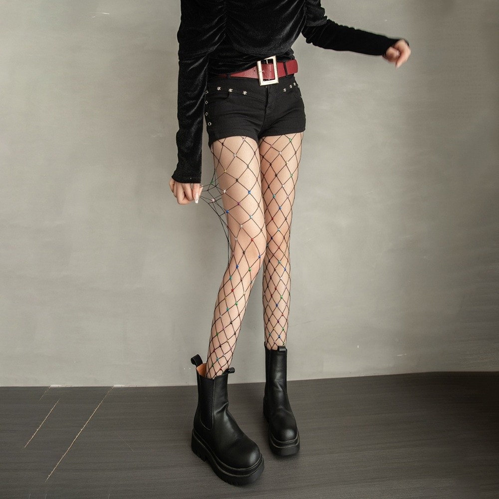 Y2K Colorful Fishnet Stockings - Fishnet Stocking Women のレビューと価格