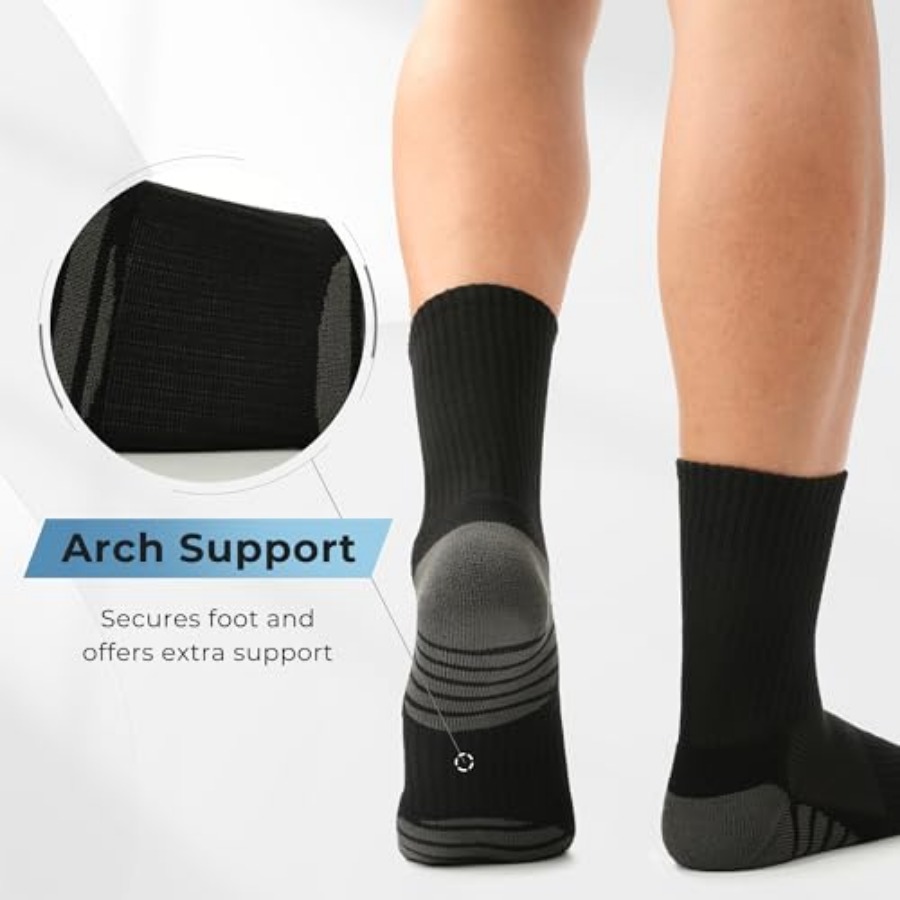 BAMBOO COOL Men's Crew Socks A - Cotton Crew Sock Pack のレビューと価格