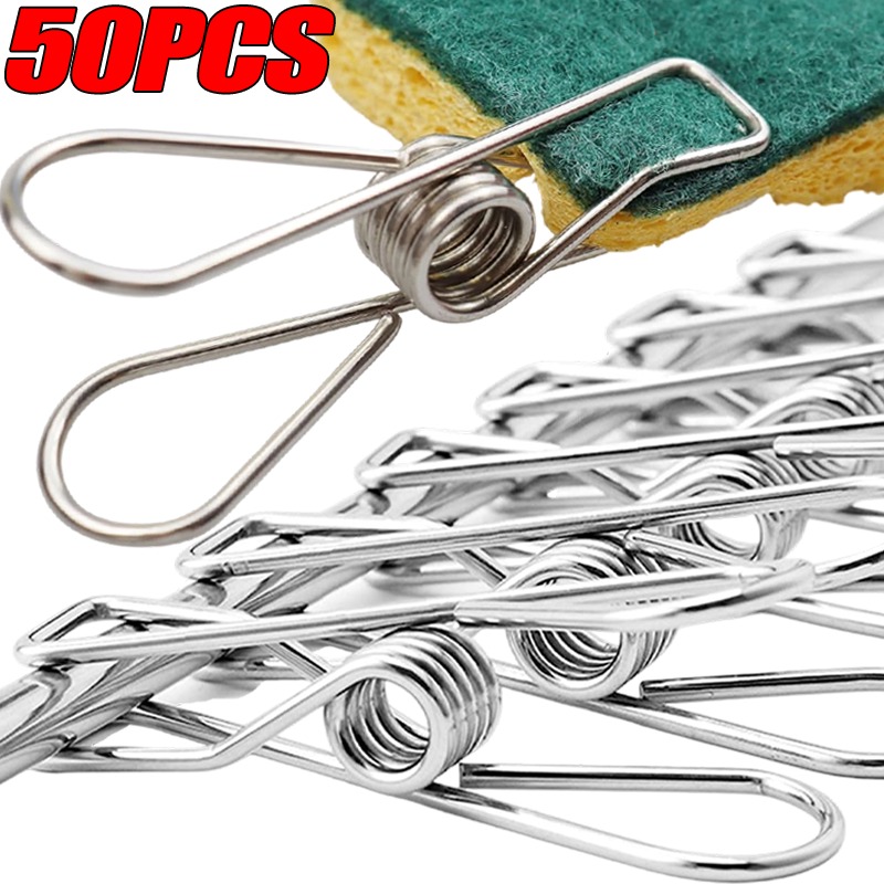 10/50PCS Stainless Steel Clips - Sock Organizer Tray のレビューと価格