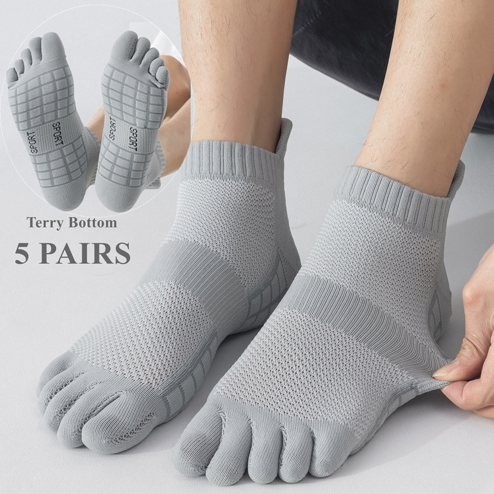 5 Pairs Sports Toe Socks Men T - Ankle Sock Low Cut のレビューと価格