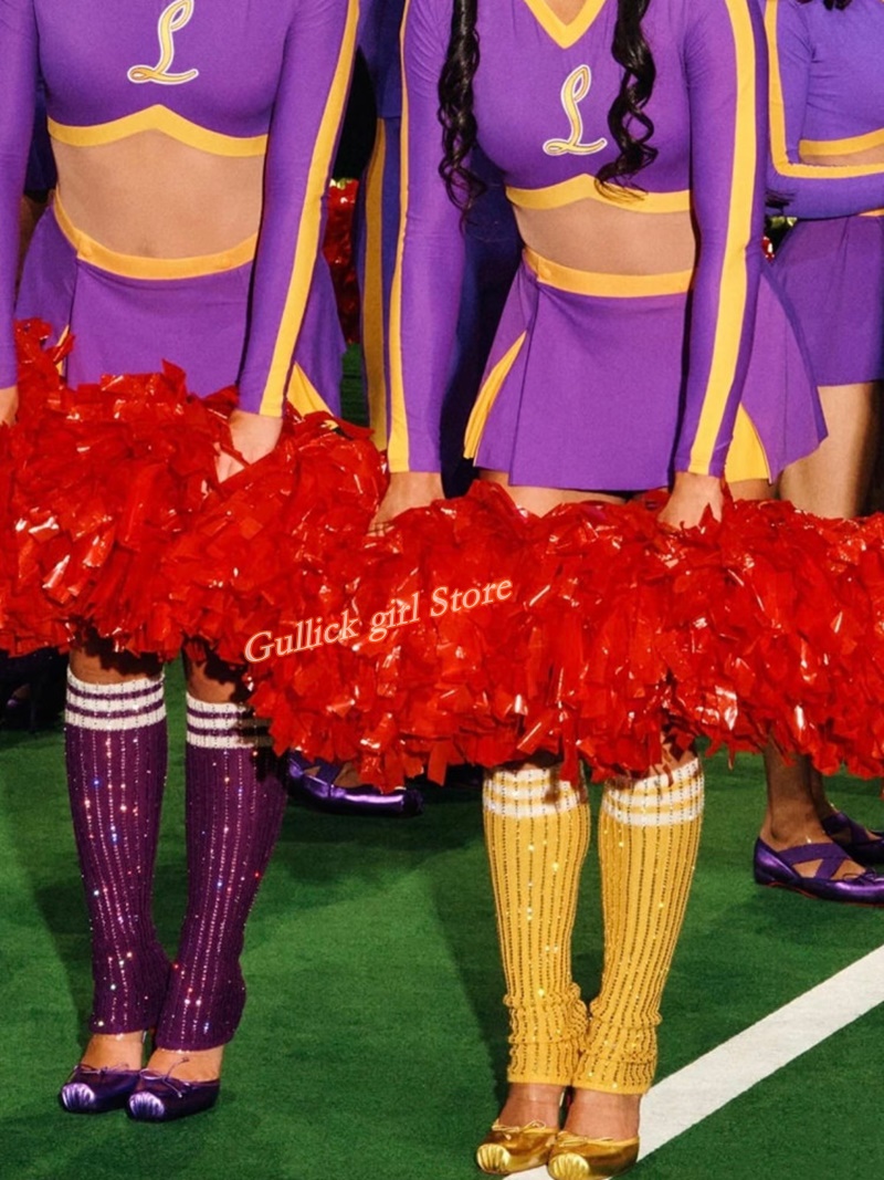 Red Knit Square Toe Boots Cut  - Knee High Sock Women のレビューと価格