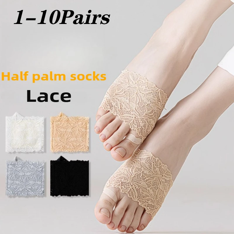 1-10Pairs Women Lace Loafer So - Invisibility Sock Loafer のレビューと価格