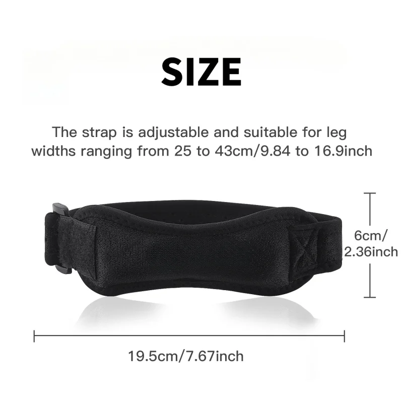 1PCS  Knee Patellar Tendon Kne - Compression Sleeve Calf のレビューと価格