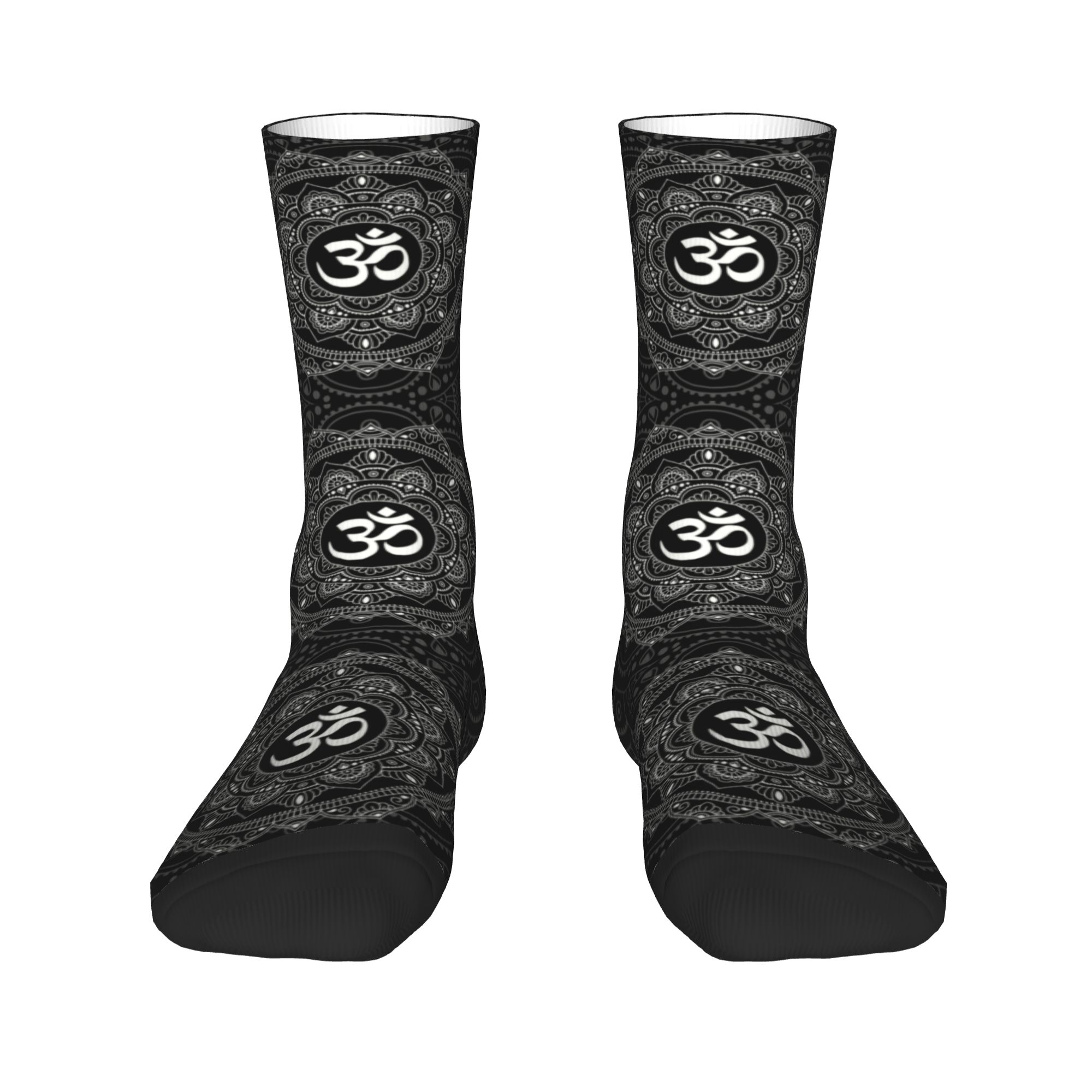 Custom Om Mandala Dress Socks  - Dress Sock Men のレビューと価格