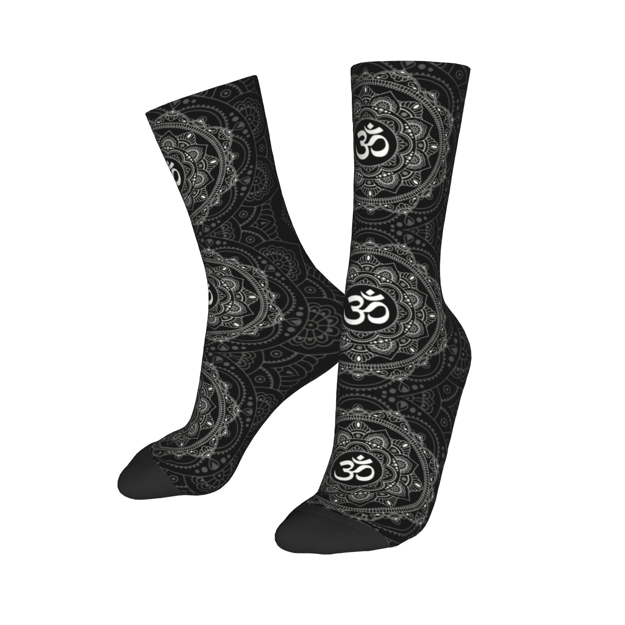 Custom Om Mandala Dress Socks  - Dress Sock Men のレビューと価格