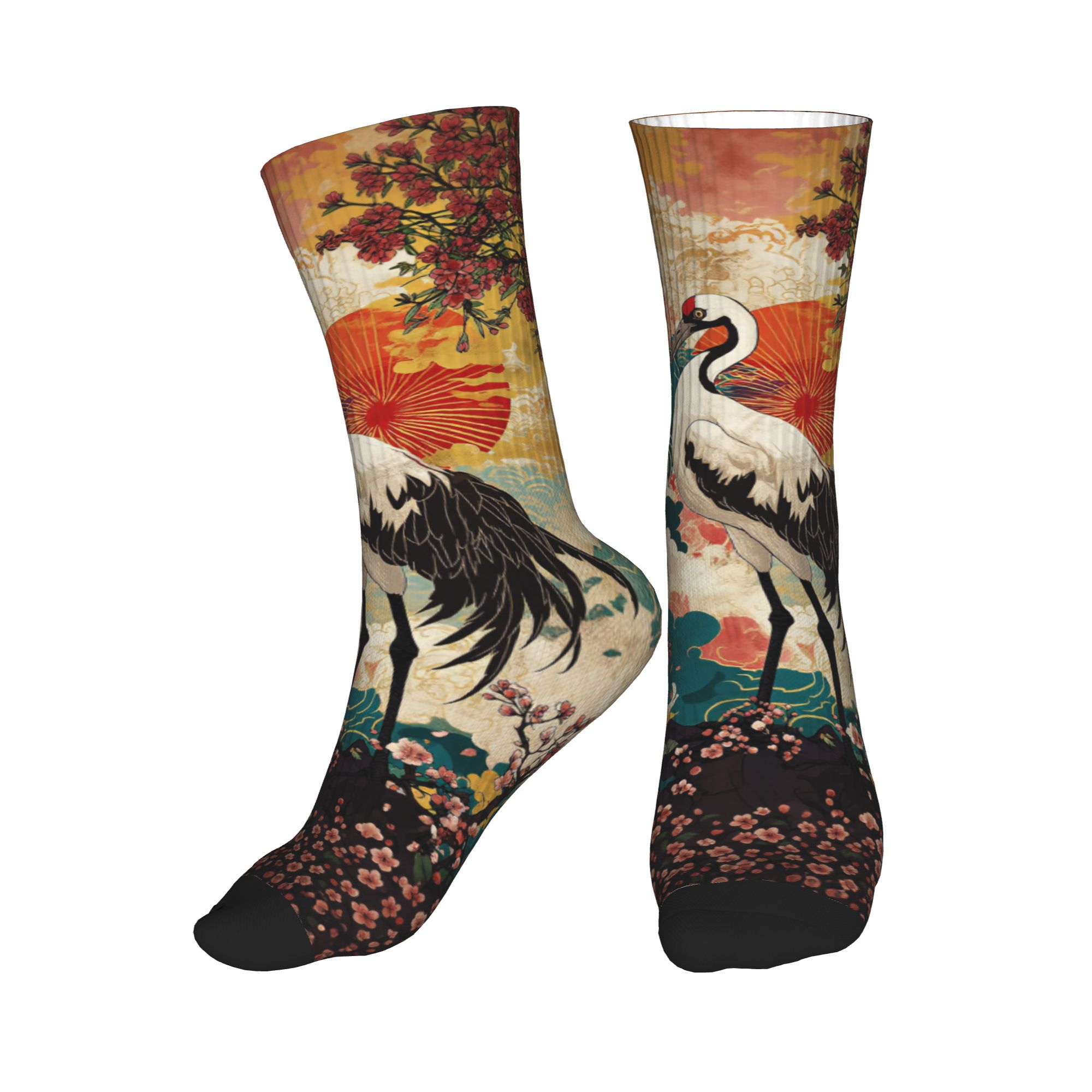Fashion Men's Ukiyo-e Double C - Dress Sock Men のレビューと価格
