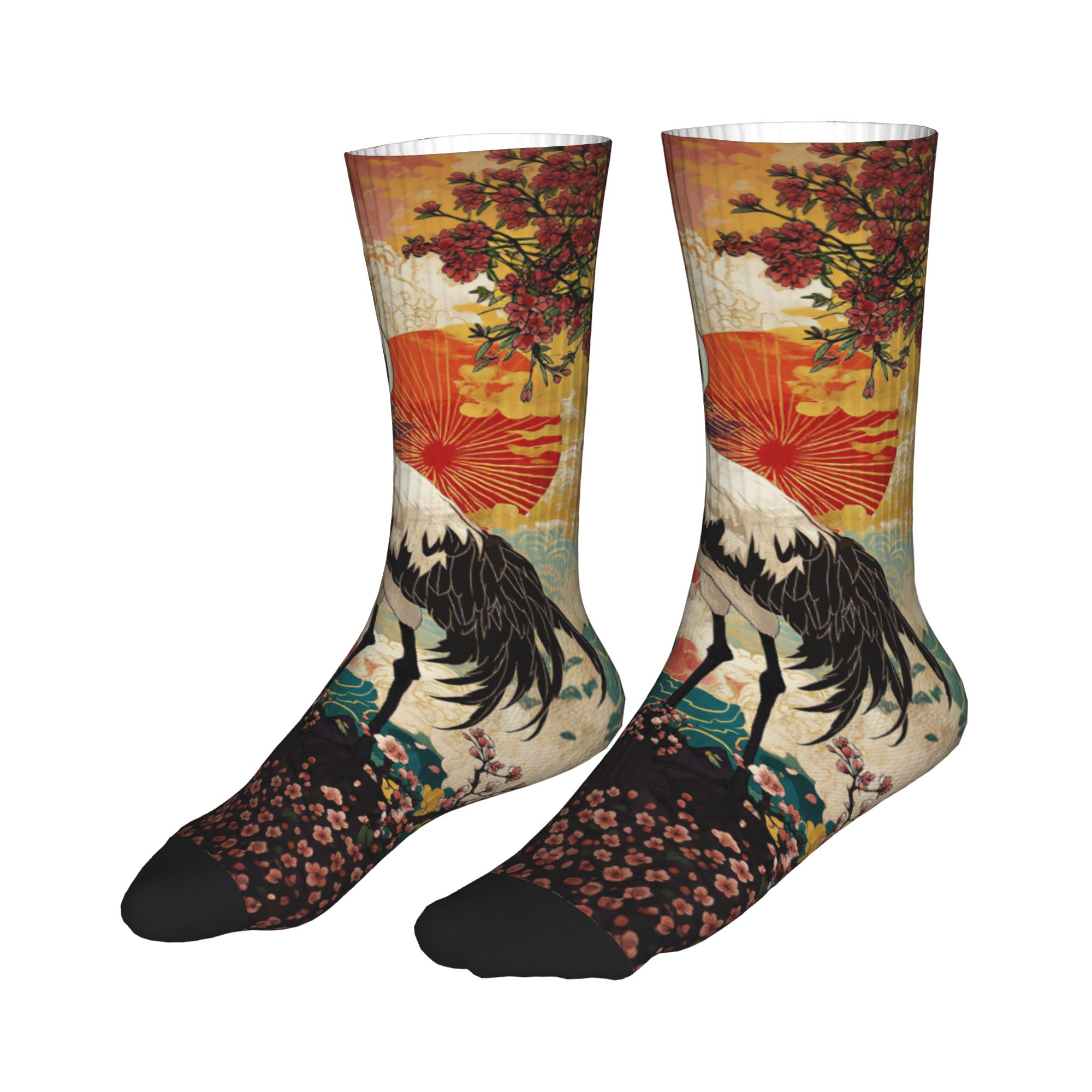 Fashion Men's Ukiyo-e Double C - Dress Sock Men のレビューと価格