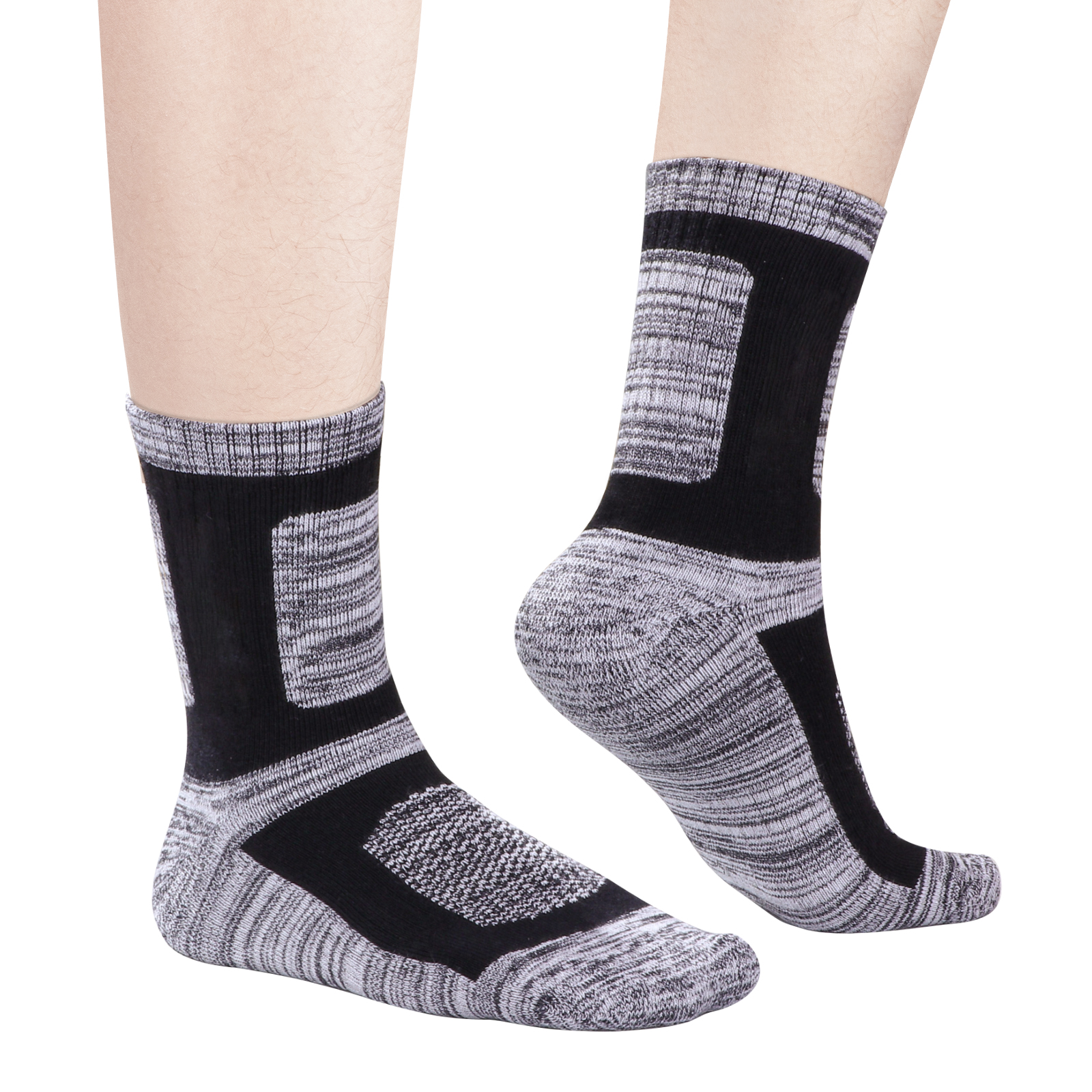 YUEDGE Mens Moisture Wicking C - Cotton Crew Sock Pack のレビューと価格