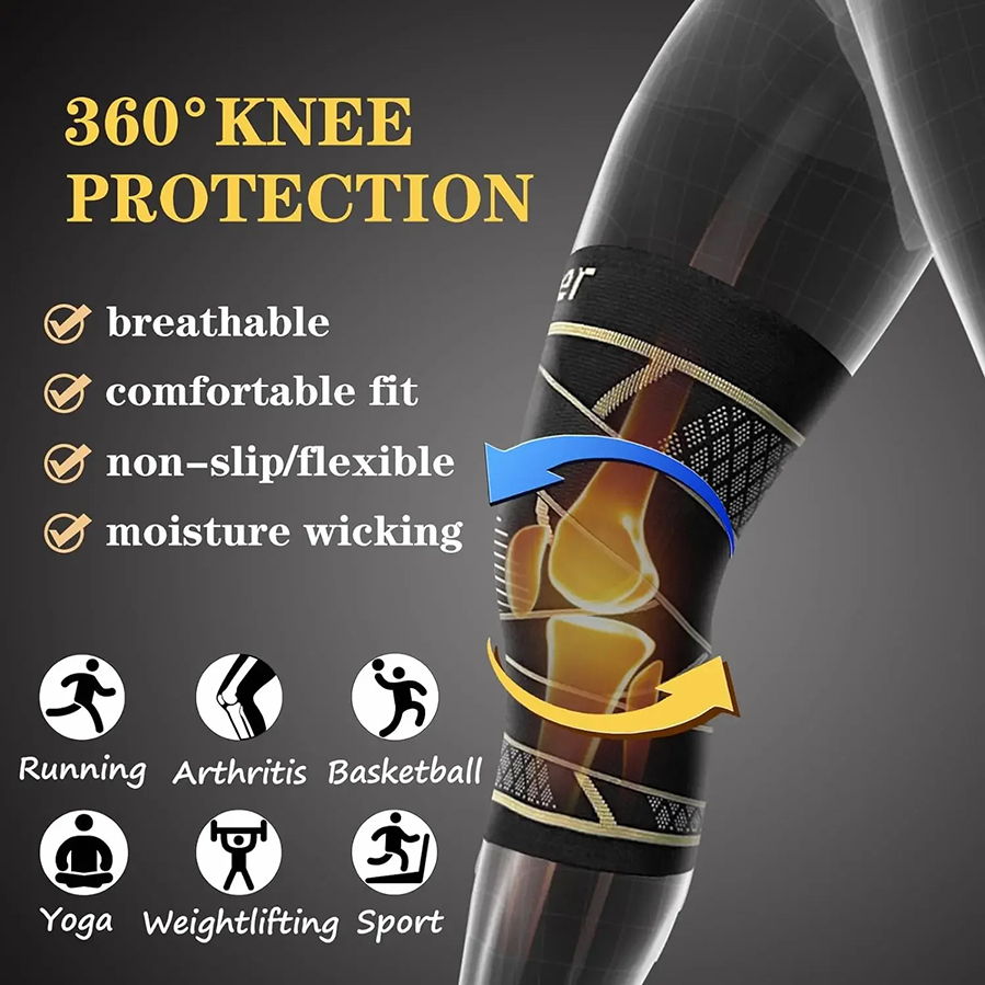 Copper Fiber Compression Knee  - Compression Sleeve Calf のレビューと価格