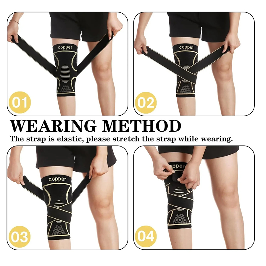 Copper Fiber Compression Knee  - Compression Sleeve Calf のレビューと価格