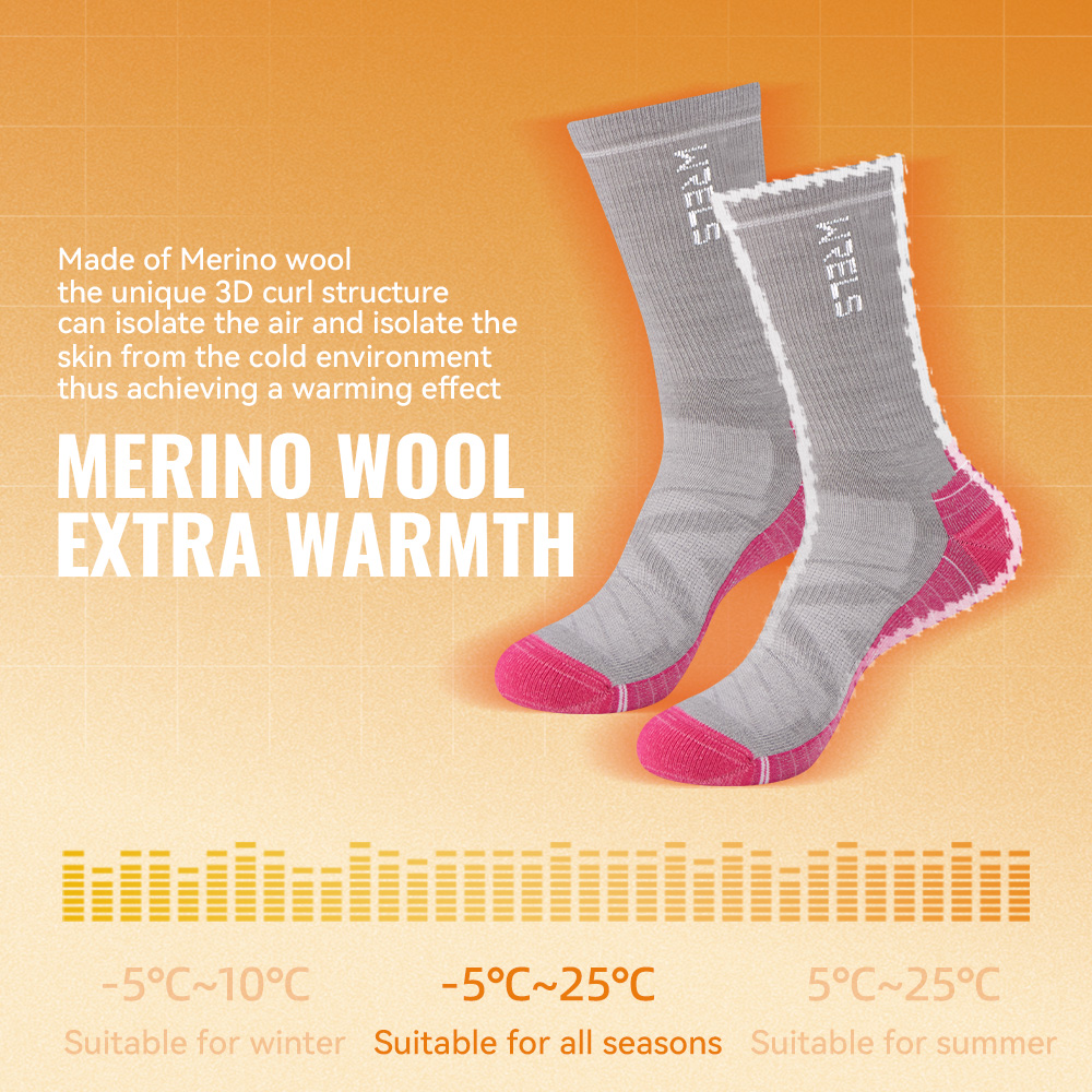 WRELS 1/2/3 Merino Wool Socks  - Thermal Sock Winter のレビューと価格