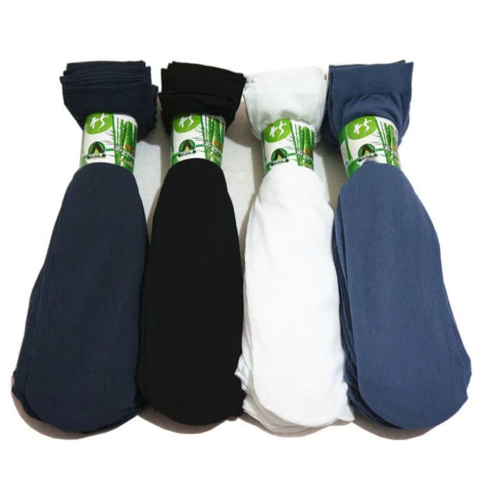 10pairs Casual Breathable Men  - Silk Sock Bamboo のレビューと価格