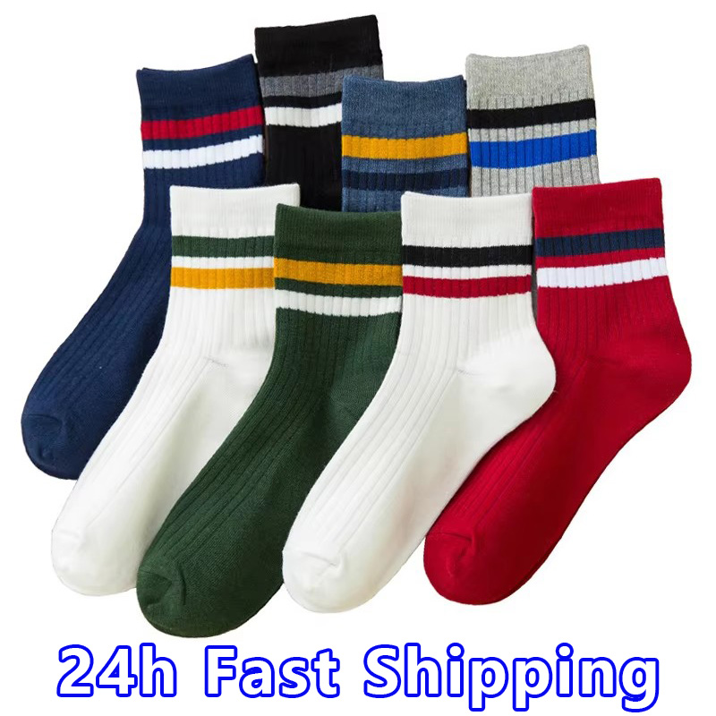 3 Pairs/Pack Cotton Mens Socks - Cotton Crew Sock Pack のレビューと価格