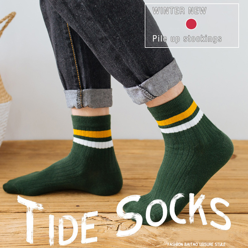3 Pairs/Pack Cotton Mens Socks - Cotton Crew Sock Pack のレビューと価格