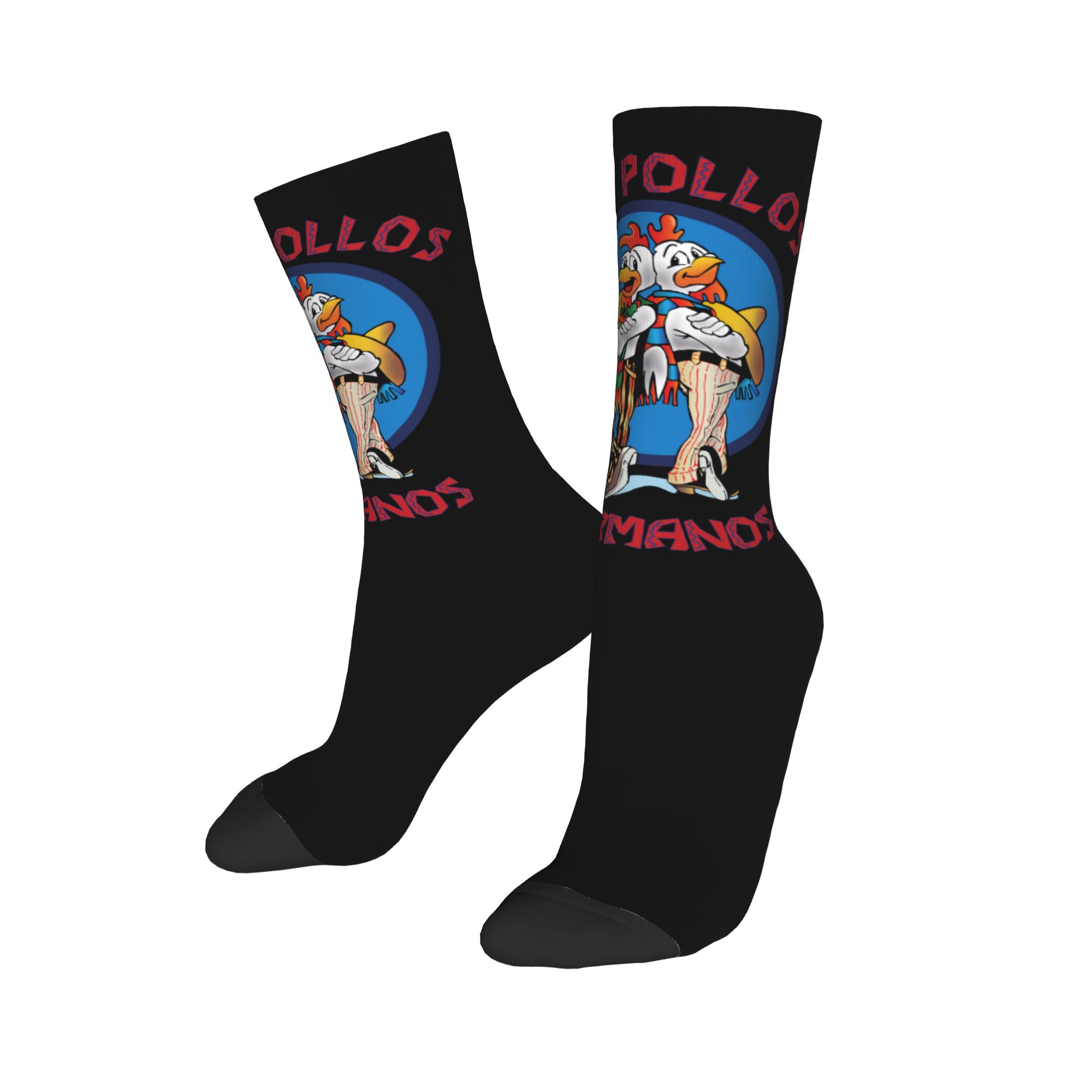 Custom Funny Los Pollos Herman - Dress Sock Men のレビューと価格