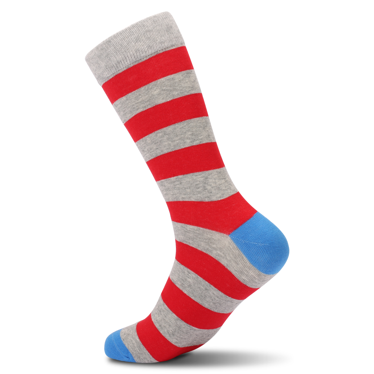 5Pairs Mens Fun Dress Socks, P - Cotton Crew Sock Pack のレビューと価格