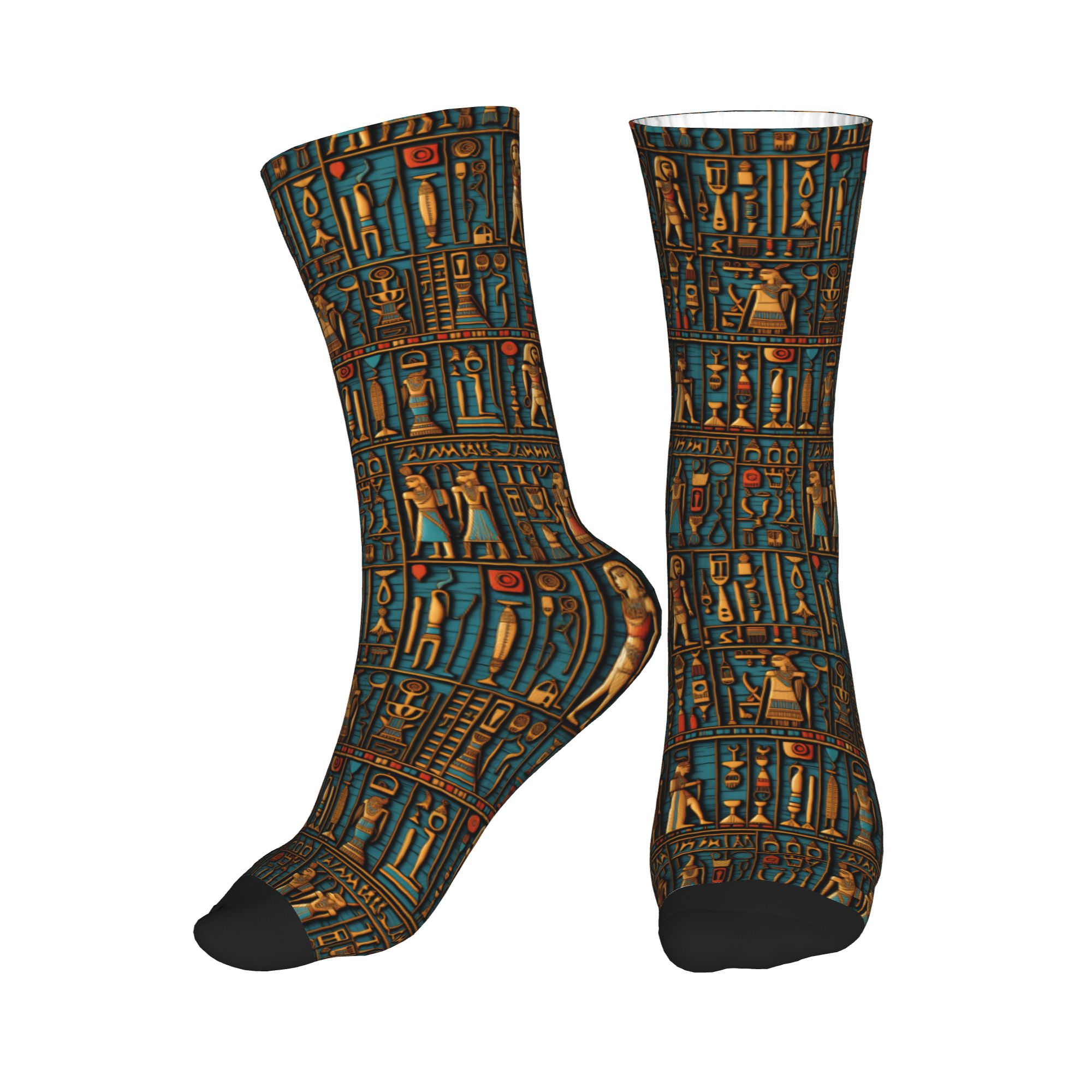 Cool Men's Egyptian Hieroglyph - Dress Sock Men のレビューと価格