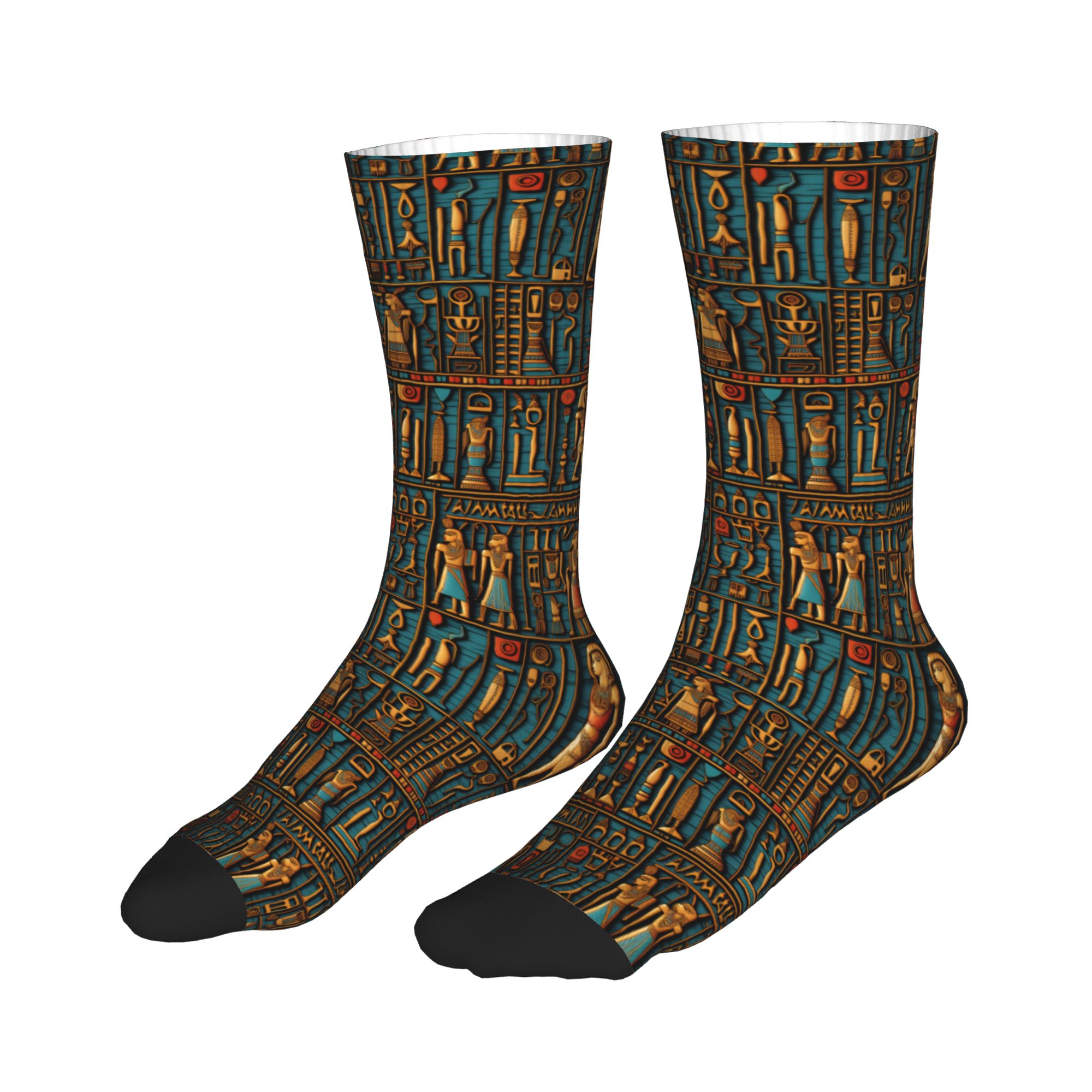 Cool Men's Egyptian Hieroglyph - Dress Sock Men のレビューと価格