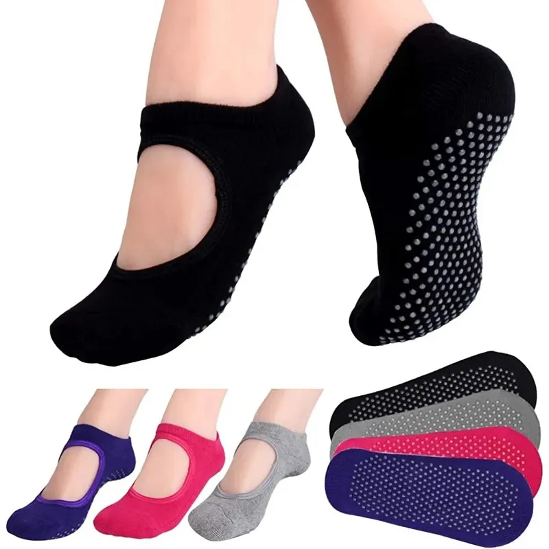 Backless Non-slip Fitness Yoga - Grip Sock Yoga のレビューと価格