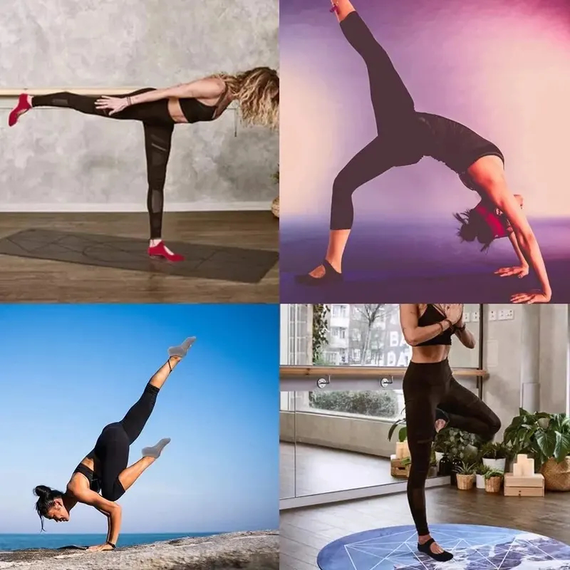 Backless Non-slip Fitness Yoga - Grip Sock Yoga のレビューと価格