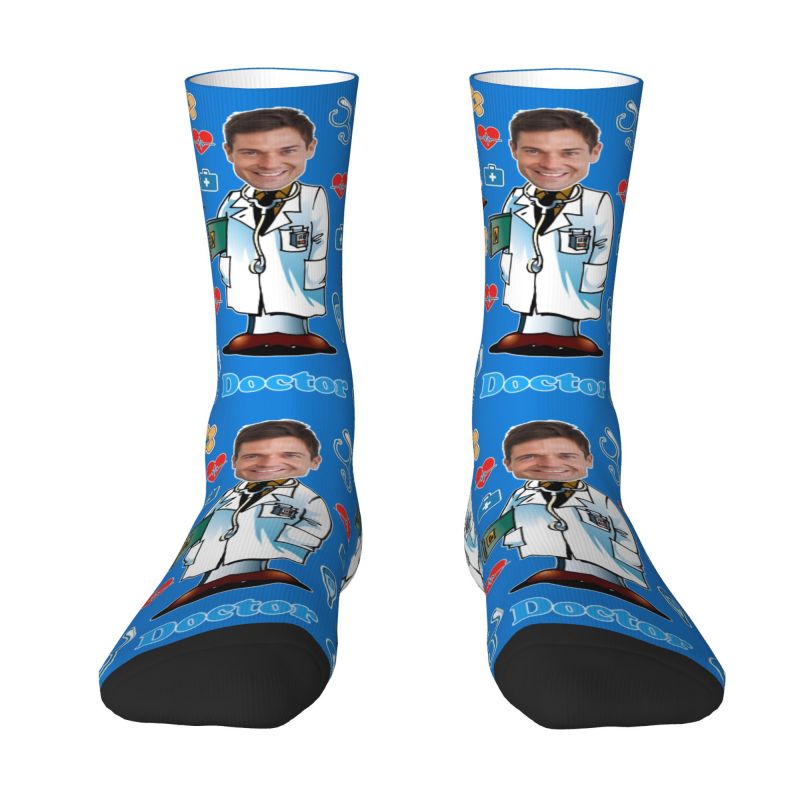 Doctor Custom Men Women Crew S - Dress Sock Men のレビューと価格
